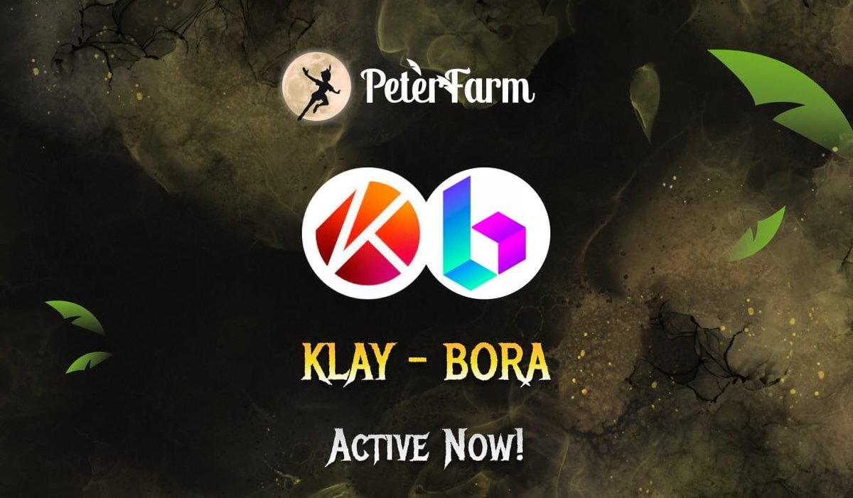 🧚‍♂️ KLAY - BORA Farming Pool Open🧚‍♂️

KLAY - BORA (KlaySwap LP) farming pool is now open for farming

KLAY - BORA Pool: peterfarm.neverland.finance/farms
#DeFi #BORA #YieldFarming