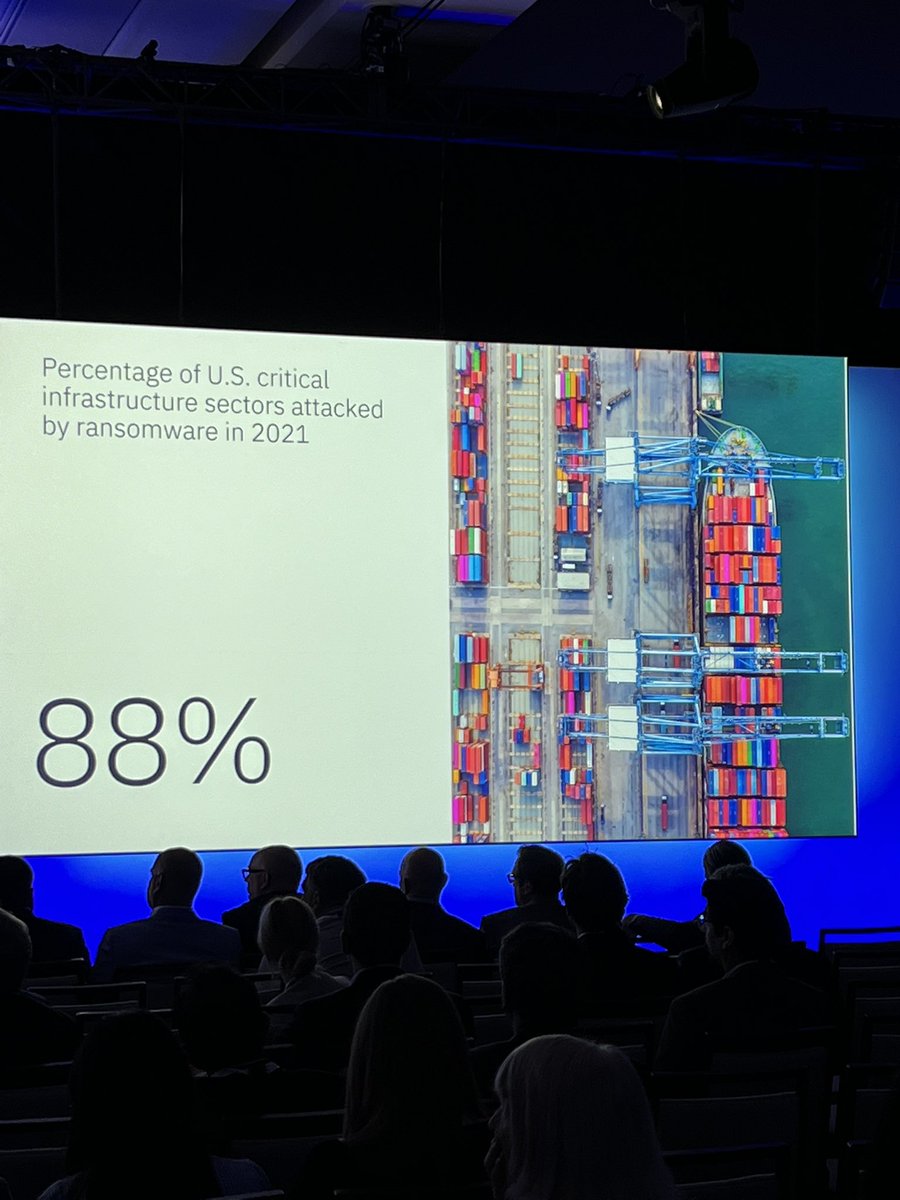 danielnewmanUV's tweet image. Most of critical infrastructure is under attack. Getting #CyberSecurity strategy right is critical. 

$IBM #Think2022 #Ransomware
