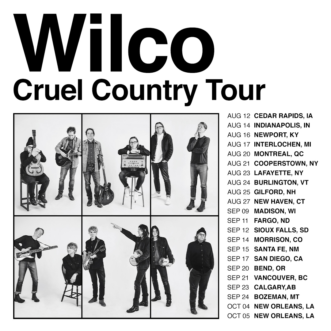 WILCO on Twitter "Presale starts at 10a local for new Wilco tour dates