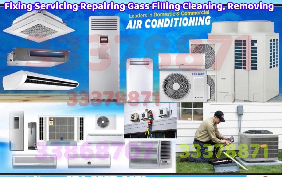 DohaHours's tweet image. AC Selling and buying
Fixing Servicing Repairing Gass Filling Cleaning, Removing
Please call:33378871
whatsapp   wasap.my/+97433378871