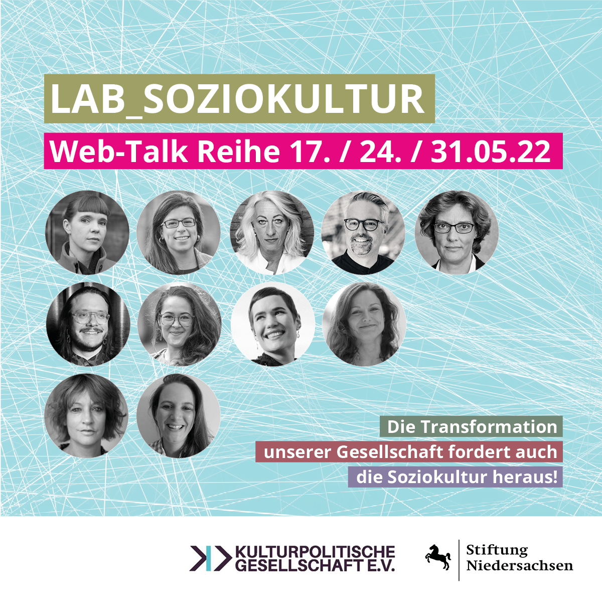 Am Dienstag startet unsere Web-Talk-Reihe zum Thema »LAB_Soziokultur«!
In Kooperation mit @KulturNds wollen wir Herausforderungen, Lösungsansätze und Visionen für die Zukunft der Soziokultur diskutieren. Das wird spannend! #kupogeakademie 
Anmeldung: hqui4quyr5q.typeform.com/to/kqPZuaDB