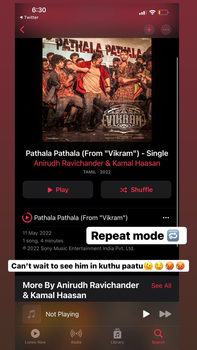 SachinSuraj2's tweet photo. Who would have imagined seeing him back in KUTHU FORMAL 🥵🔥🔥#VikramFromJune3 #vikramsingle #Vikram #VikramAudioLaunch #AnirudhRavichander #KamalHaasan https://t.co/WbnbQInyi7