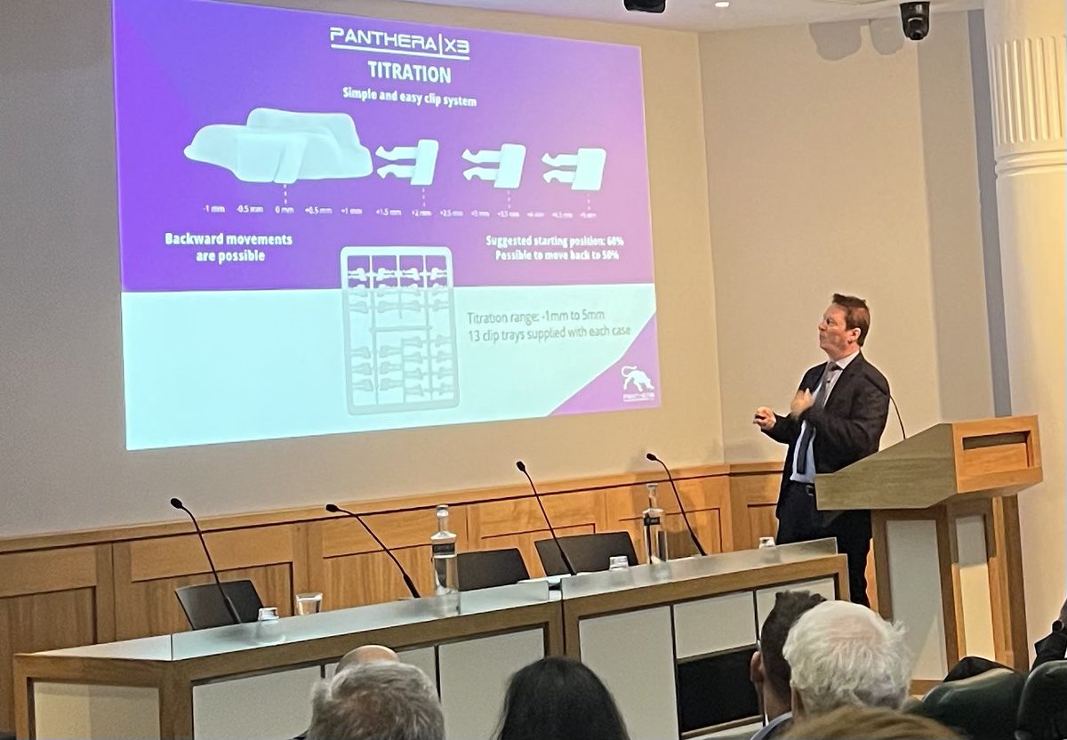 Precision_MADs's tweet photo. Excellent talk today by @DentalSimEd on the considerations for oral appliance therapy and challenges faced by NHS @RoySocMed #dentalsleepmedicine #sleepapnea https://t.co/FkvHYNvARy