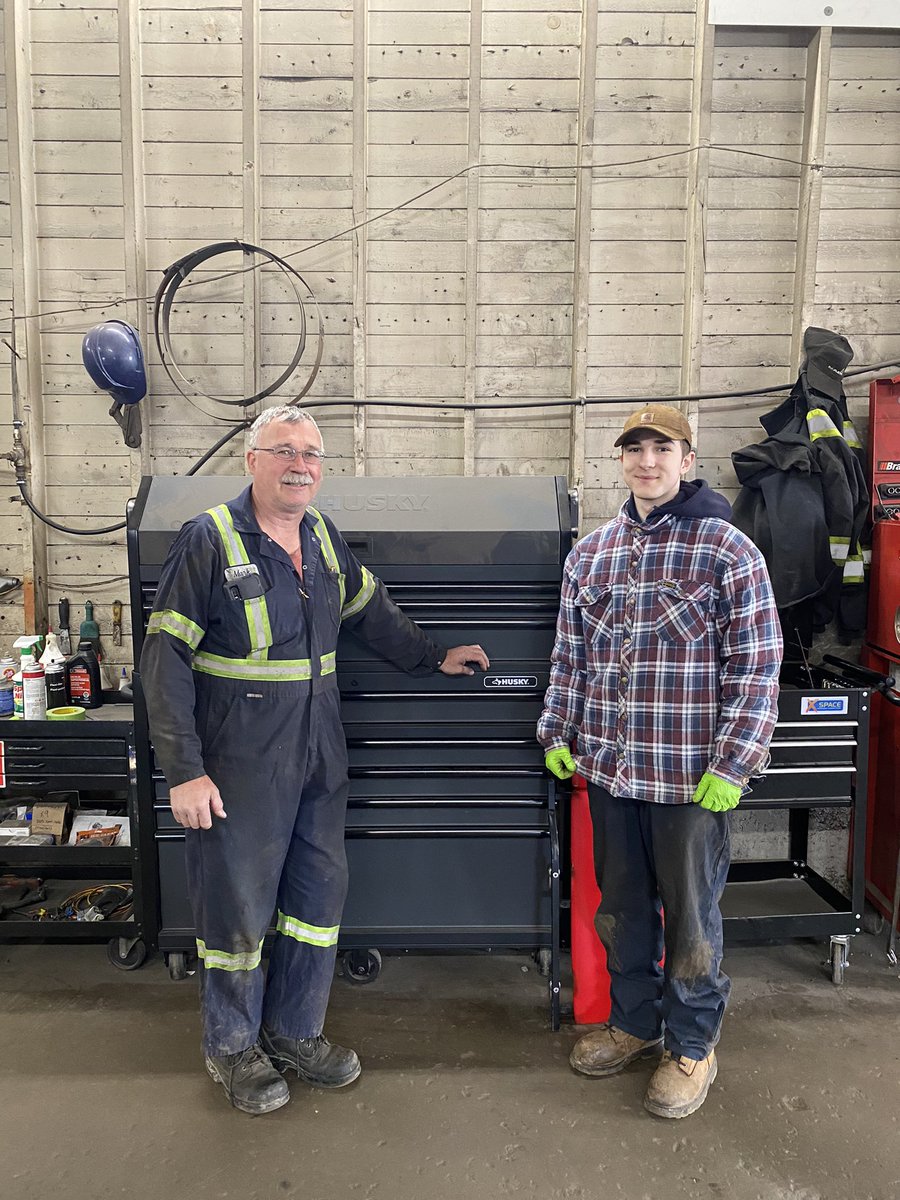 Great visit with <a href="/lockviewhigh/">Lockview High School</a> co-op student, Jake, who’s completing his last shift with Barrett’s. 80 hours sure does fly by when you work 10 hour days. Future #AutomotiveMechanic