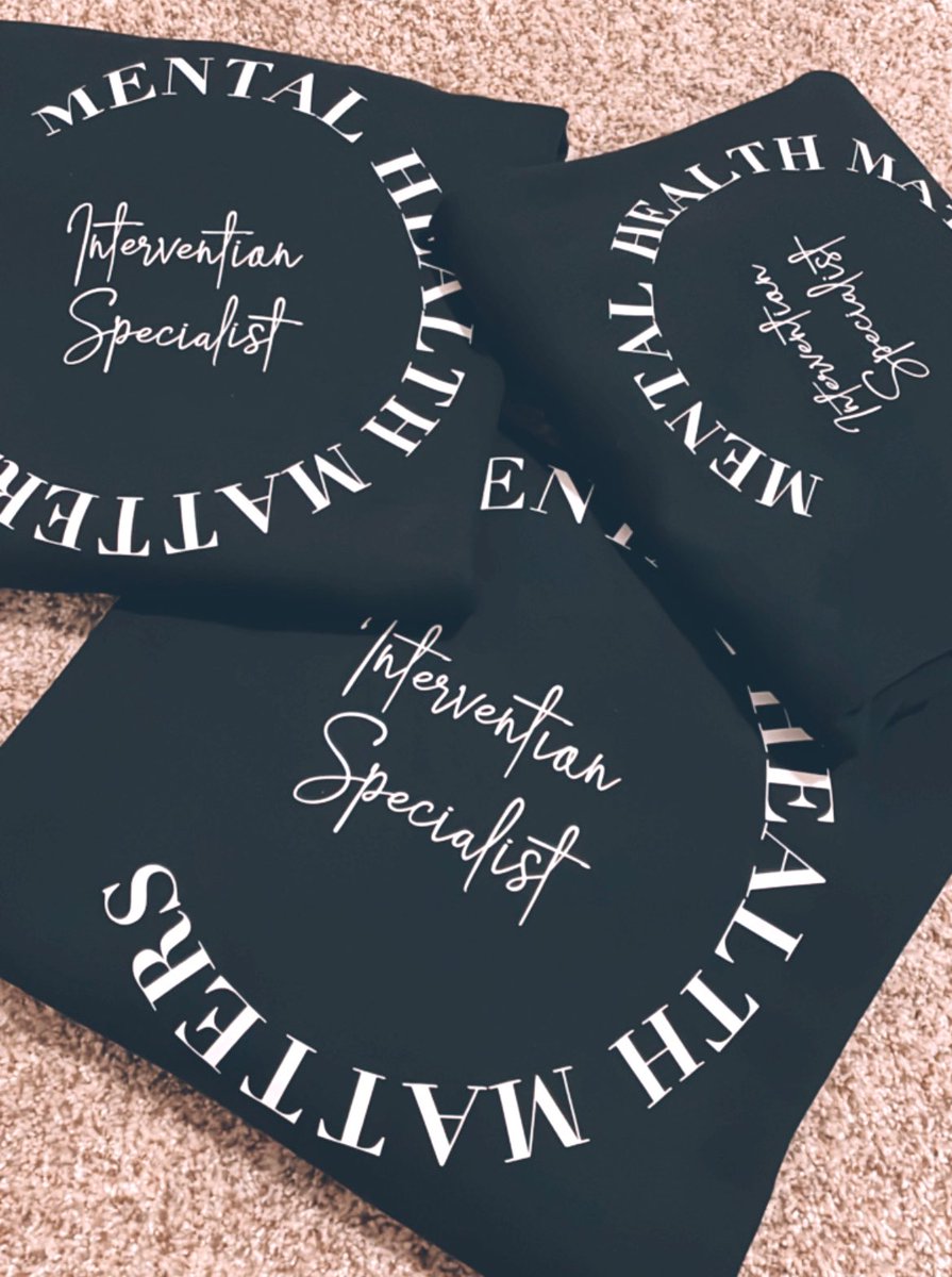 #MentalHealthAwarenessMonth calls for custom #MentalHealthMatters crew necks!