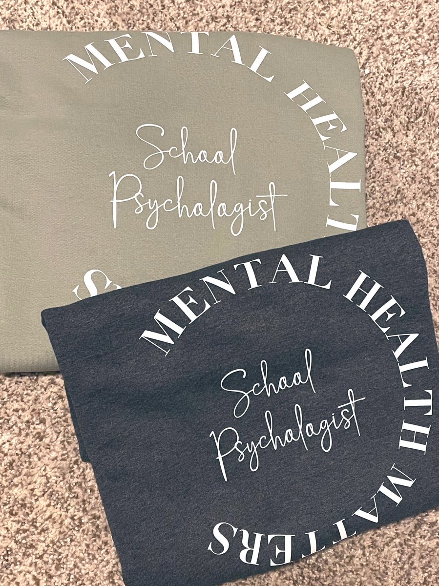 Psych_Brianne's tweet photo. #MentalHealthAwarenessMonth calls for custom #MentalHealthMatters crew necks! https://t.co/WgSHYWKdJ5