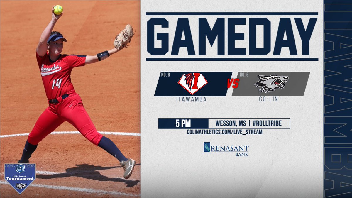 LetsGoICC's tweet photo. GAMEDAY!
🏆 NJCAA Region 23 Tournament
🆚 No. 5 Co-Lin
📍 Wesson, MS
⏰ 5 pm
💻 https://t.co/qZtM26in2j
🏹 #RollTribe | #ICCSoftball https://t.co/NEzO2sxh7N