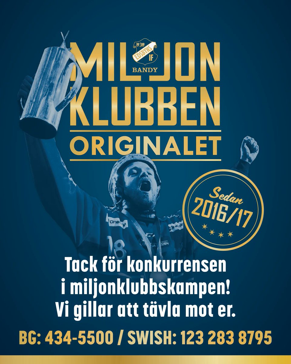 Bandybyn's tweet photo. Vi vill tacka våra grannar, det är alltid kul med derby!
#originalet #est2016 https://t.co/YpxdLMQqF1