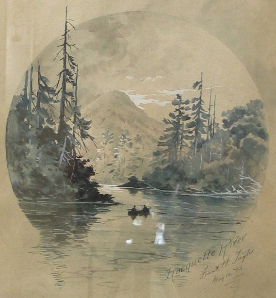 theADKX's tweet photo. Hereβs a peaceful drawing of Raquette Lake from our collection to help you get through #HumpDay!
Image: (1958.316.0001, "Racquette River", Frank Hamilton Taylor, Drawing, May 10, 1886, Gift of Frederick Clark Durant Jr.)
#theADKX #raquettelake #adirondacks https://t.co/NgsMyN1X6X