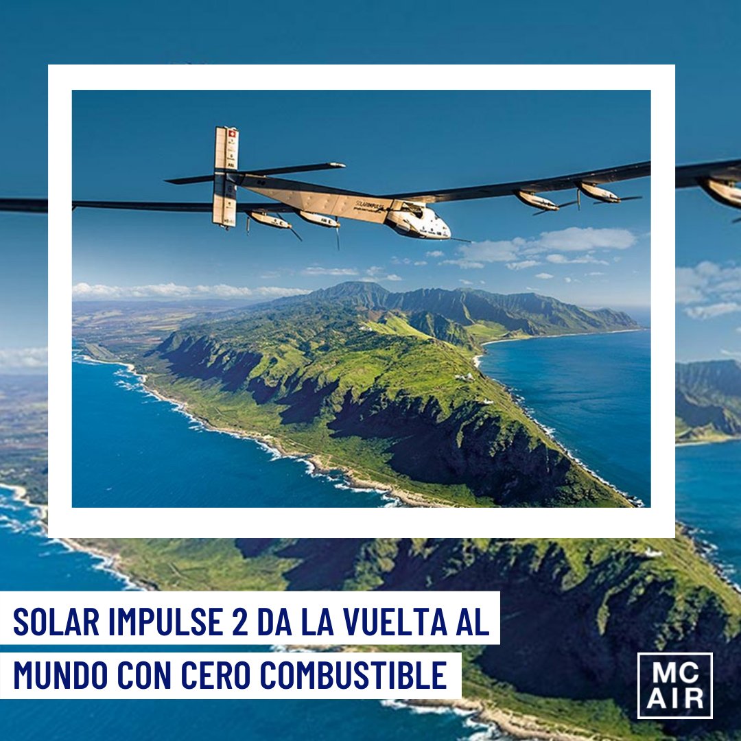 MCAIR_Vzla's tweet photo. El primer avión impulsado únicamente por el sol hizo su aterrizaje en la historia, llegando a Abu Dhabi, completando un viaje alrededor del mundo de 25,000 millas que comenzó hace más de un año. ✈️
Lee la noticia completa aquí: https://t.co/UBDO5z93JG
#MCAir #solar #impulse2 https://t.co/8xu5Dnr506