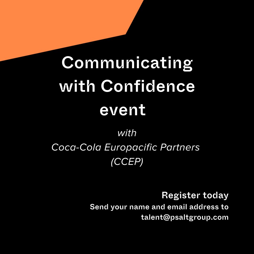 Do you want to learn how to:

Flex your communication style to be more impactful?

Develop the skill of conveying complex information through simple messages?

Build confidence in responding effectively during difficult conversations?

Send your details to talent@psaltgroup.co.uk