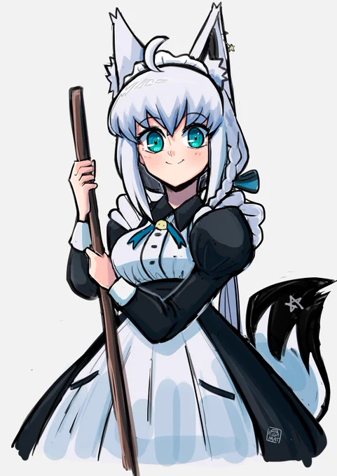 Fox Maid🦊
#絵フブキ 