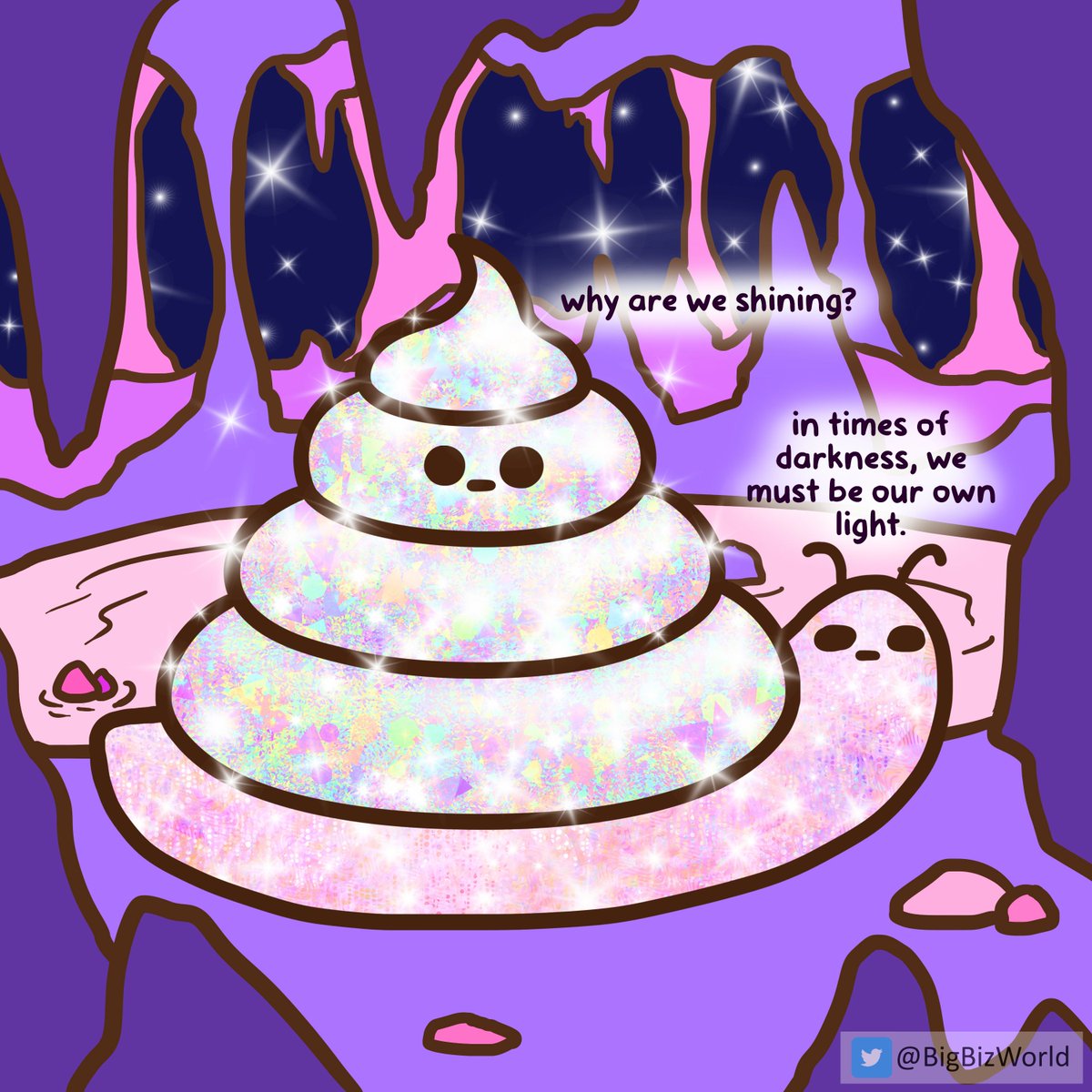 The <a href="/BigBizWorld/">Big Biz World and the Poops (💩,💩) NFT on Terra🌕</a> team hopes everyone is managing during this time of turbulence. We strongly believe that Terra will build back stronger and that this is just a test in what will become the strongest chain and community in Crypto!

Do not let others diminish your light!