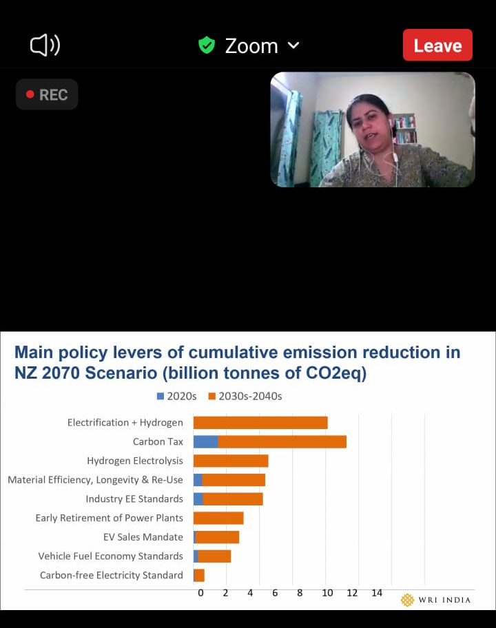 yazhini_pm's tweet photo. Models as a means to look at the possible futures. Great session by @UlkaKelkar for #SPGNetZero on the use of modelling tools to understand how India can embark on emission reduction. Makes one think how Tamil Nadu should capitalise on this global energy transition
@Guidance_TN https://t.co/UHtO1nj4wa