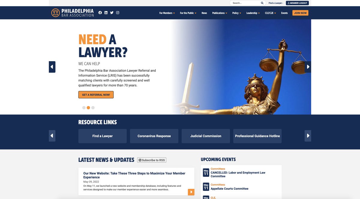 We have a new look! 😎

Our new website and membership database has officially launched and we're excited for our members to experience the new features and services. Here are three key steps to take to make the most out of this new member experience: ow.ly/yW6N50J56LC