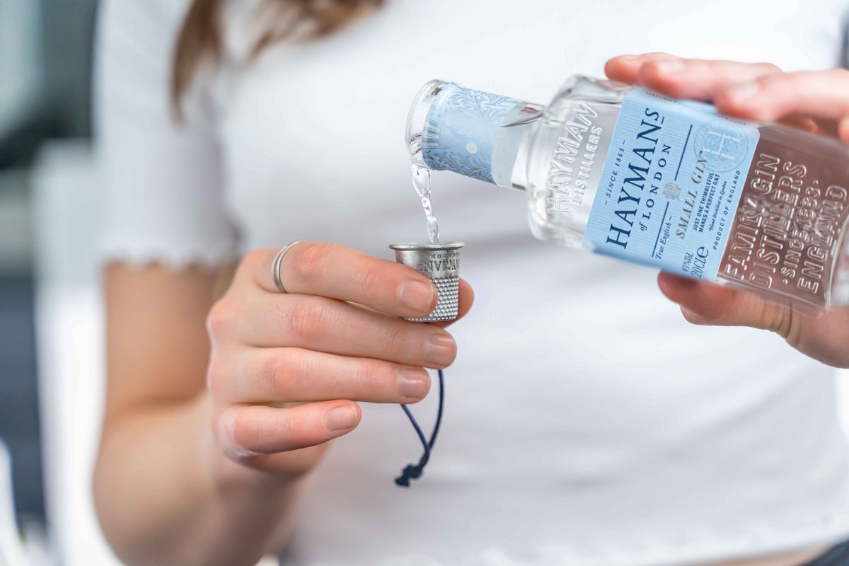 haymansgin's tweet photo. Don't be fooled by the size of this bottle. One thimbleful of our Small Gin – plus 100ml of tonic - is brimming with all the taste of a regular G&T… but with one-fifth of the alcohol.
#LowAlcohol #LowAlcoholG&T #SmallGin https://t.co/mllqd4xtxg