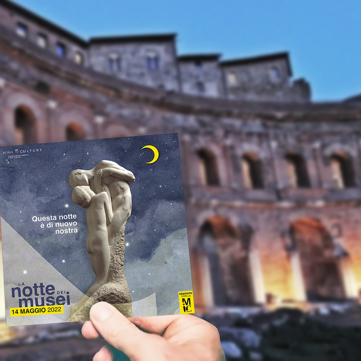 E’ stato presentato oggi il programma della dodicesima edizione della #NottedeiMusei!
Oltre 100 eventi in circa 80 spazi diffusi sul territorio tra i Musei civici parte del Sistema di Roma Capitale e altri spazi della città. Scopri il programma: bit.ly/NdMRoma22
#NdMRoma22