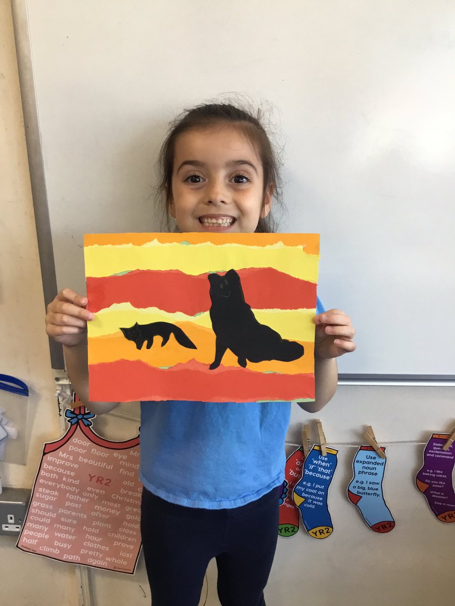 Y4RedgateCP's tweet photo. This week in Art club the children worked very had to create a shadow picture. #RCPArt #shadowpictures #animals https://t.co/HtPzptutYv