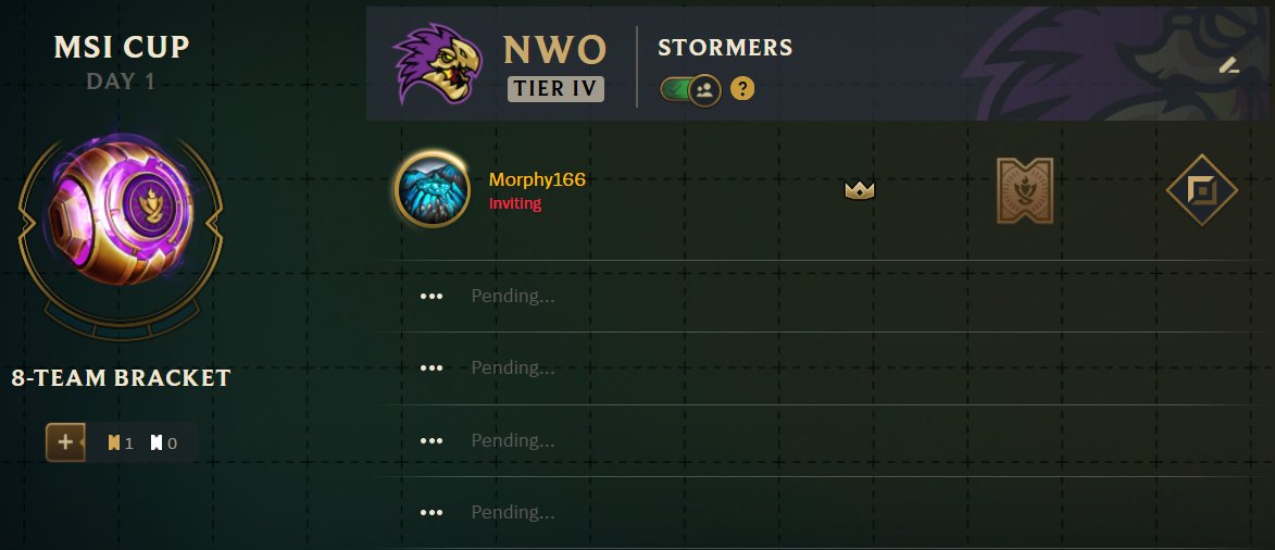 morphy166's tweet image. Join us ....
#LeagueOfLegends  #MSI_Cup
#Clash_lol