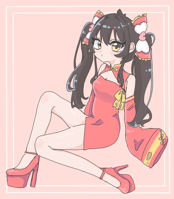 チャイナ梨沙ちゃん🍥🍥 