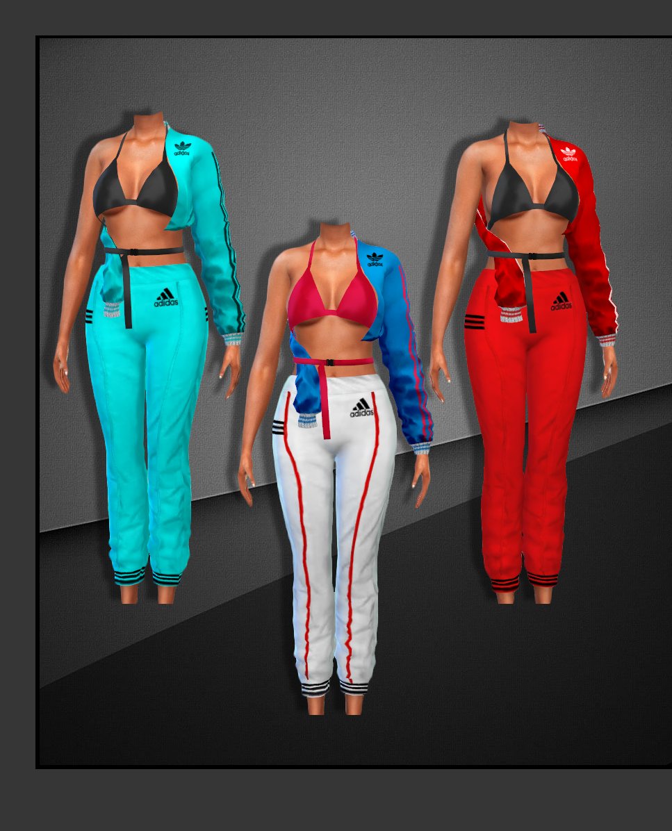FusionStyleSims's tweet photo. adidas set #sims4 #TS4 #TS4download #TS4female #Sims4Clothes #ts4cc #SimsCS #TheSims4 #TheSims #sims #ts4male #ta4maleCC
https://t.co/Y3sHXgX9I9 https://t.co/k9dT1l8XIH