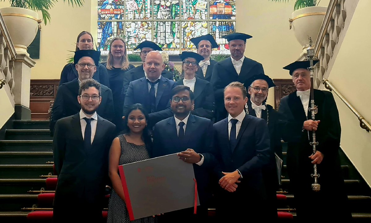 Finally got the doctorate degree! thank you @rsnfehrmann @marcelvanvugt for supervising me throughout the phd journey.