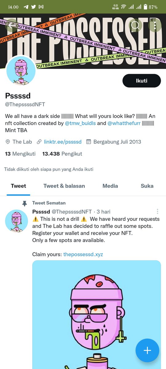 CALLING #PSSSSDFUDTEAM

Hello  There is a Fake Account that we found ... Exterminate

<a href="/richie_kalalo/">Babyhulq (❖,❖) (HALF HULK HALF RITUALIST)</a> <a href="/Deez_ETH/">Deezeth</a> <a href="/natnet27/">Nathaniel Tjhang</a>
<a href="/Hokirooo/">Hokiro</a> @EdyDut81 <a href="/crysiey/">clar</a> <a href="/zJennyGirl/">。G三N</a>
<a href="/ddawnlove11/">ddawnlove</a> <a href="/cost_ft/">cost_ft 🐱</a>

LETS TAKE HIM DOWN.. 
x.com/ThepssssdNFT?s…