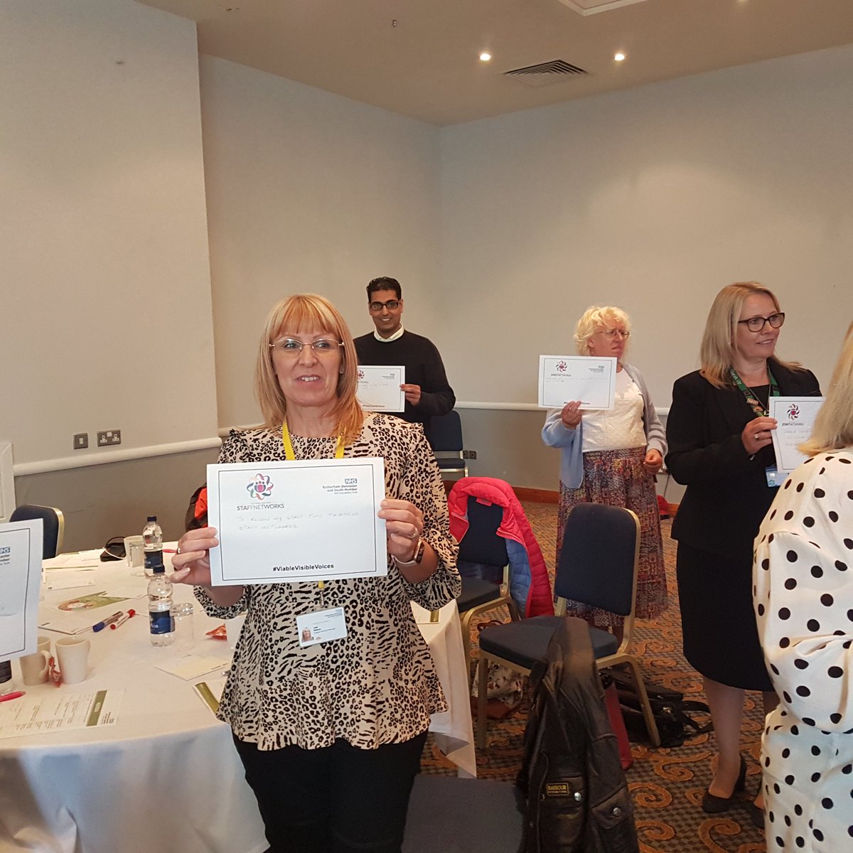 VirginiaGoldin7's tweet photo. Today we held #RDaSHs 2nd Staff Networks AGM on the National Day of Staff Networks 6th birthday. Theme #ViableVisibleVoices passion & promise from our CEO, sponsors, colleagues & members. We pledged for support, change & drive a fwd @SinghKathryn @tinashe84mahaso @NomaMakha https://t.co/RwWvv6XxqF