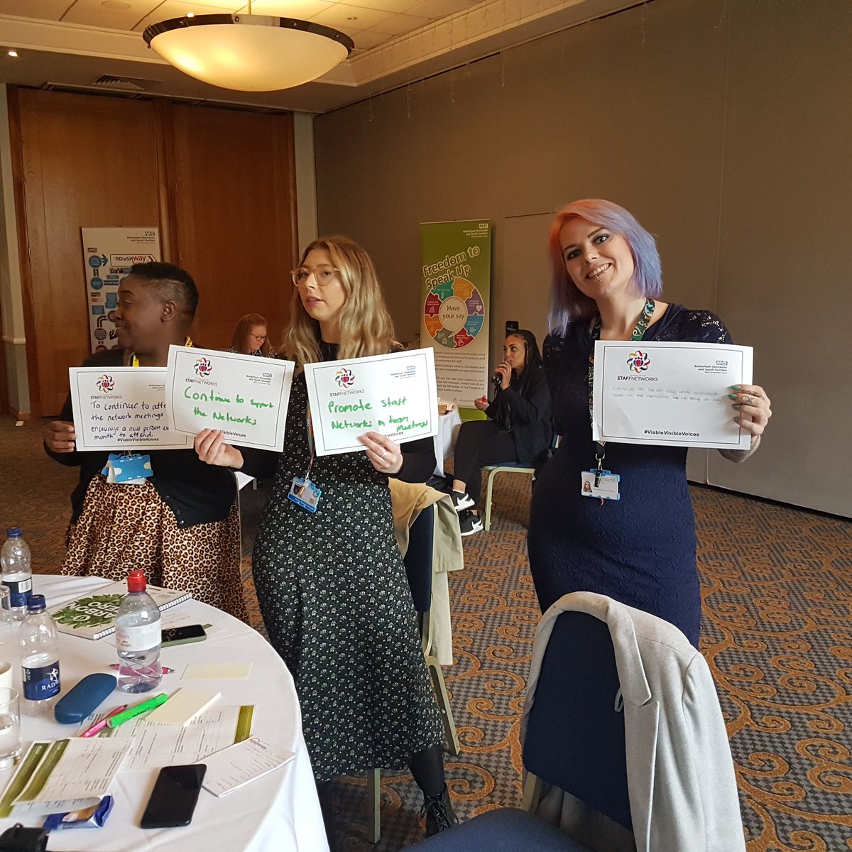 VirginiaGoldin7's tweet photo. Today we held #RDaSHs 2nd Staff Networks AGM on the National Day of Staff Networks 6th birthday. Theme #ViableVisibleVoices passion & promise from our CEO, sponsors, colleagues & members. We pledged for support, change & drive a fwd @SinghKathryn @tinashe84mahaso @NomaMakha https://t.co/RwWvv6XxqF