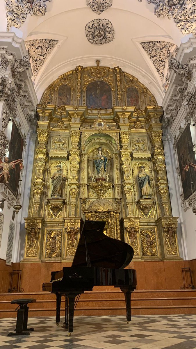 En la Iglesia de San Juan de Dios de Antequera ♥️🎹