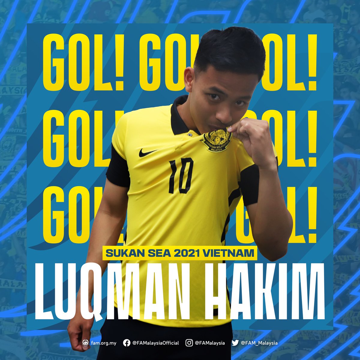 FAM_Malaysia's tweet photo. GOOLL!!
Luqman Hakim Shamsudin 67’

MALAYSIA 🇲🇾 3-0  🇱🇦 LAOS

#FAM #HarimauMalaya #Vietnam2021 https://t.co/9vt491rAis