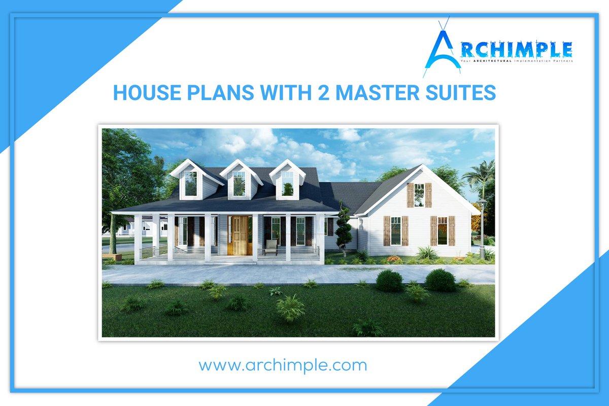 archimple_llc's tweet photo. Many people dream of having house plans with 2 master suites. In this article, we will show you how to build a house plan with two master suites that are affordable and still look great. https://t.co/QCkidSozuo 
#archimple #architecture #house_plans_with_2_master_suites https://t.co/6EJIuwiCEU