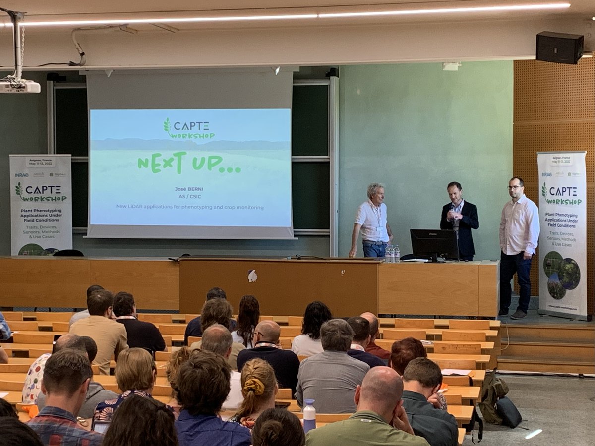 INRAE_EMMAH's tweet image. #workshop CAPTE : Fred Baret, Benoit de Solan and Alexis Comar welcome the participant’s . The afternoon session has started with the keynote talk from T. Pridmore: recovering root structural traits via #DeepMachineLearning.
@INRAE_PACA @UnivAvignon @INRAE_France