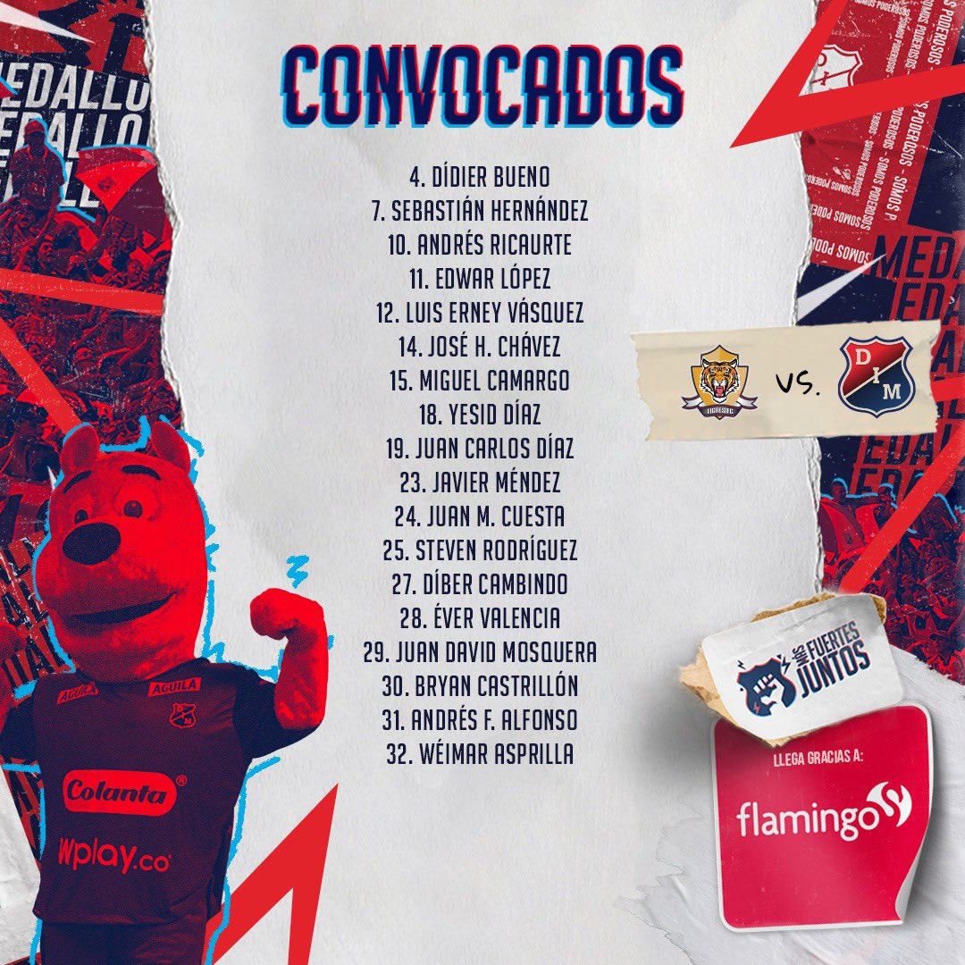 JuanAngelAristi's tweet photo. Viajeros del @DIM_Oficial y concentrados del @TigresCol para VUELTA #OctavosdeFinal de @CopaBetPlay 2022 de HOY miércoles 11 mayo desde 2pm en #EstadiodeTecho en Bogotá, transmite @alrojovivodim de @ondas1350am desde la 1pm, Tv cuenta @YouTube de @Dimayor, narra @elgeneral1350. https://t.co/oh2ygZhKm4