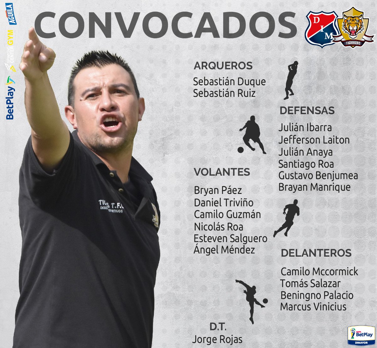 JuanAngelAristi's tweet photo. Viajeros del @DIM_Oficial y concentrados del @TigresCol para VUELTA #OctavosdeFinal de @CopaBetPlay 2022 de HOY miércoles 11 mayo desde 2pm en #EstadiodeTecho en Bogotá, transmite @alrojovivodim de @ondas1350am desde la 1pm, Tv cuenta @YouTube de @Dimayor, narra @elgeneral1350. https://t.co/oh2ygZhKm4