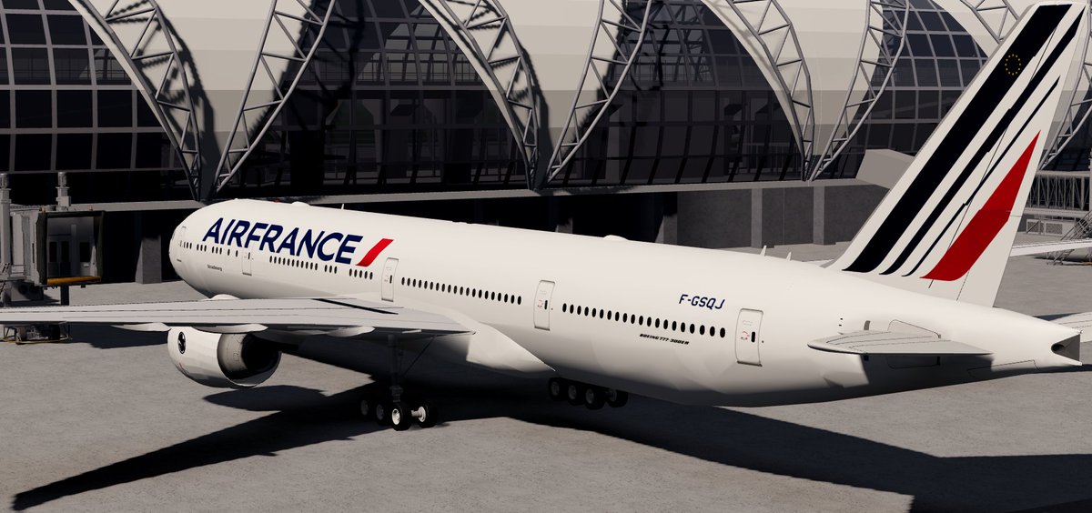 AirFranceRB's tweet photo. "Strasbourg" at VTBS (Suvarnabhumi) in Bangkok, ready for its return trip back to Charles De Gaulle. https://t.co/jTmsk2lQPC