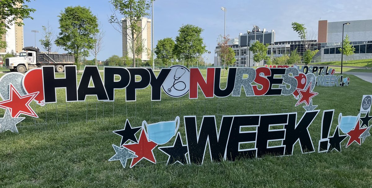 A BIG #Buckeyes THANK YOU to all our wonderful #nurses! During #NursesWeek we celebrate the fantastic things that you do EVERY day to deliver outstanding, state-of-the-art, compassionate care to our patients. All of <a href="/OhioStateSurg/">Ohio State Wexner Medical Center Surgery Dept.</a> are so grateful to have you on TEAM #buckeye! 🙏