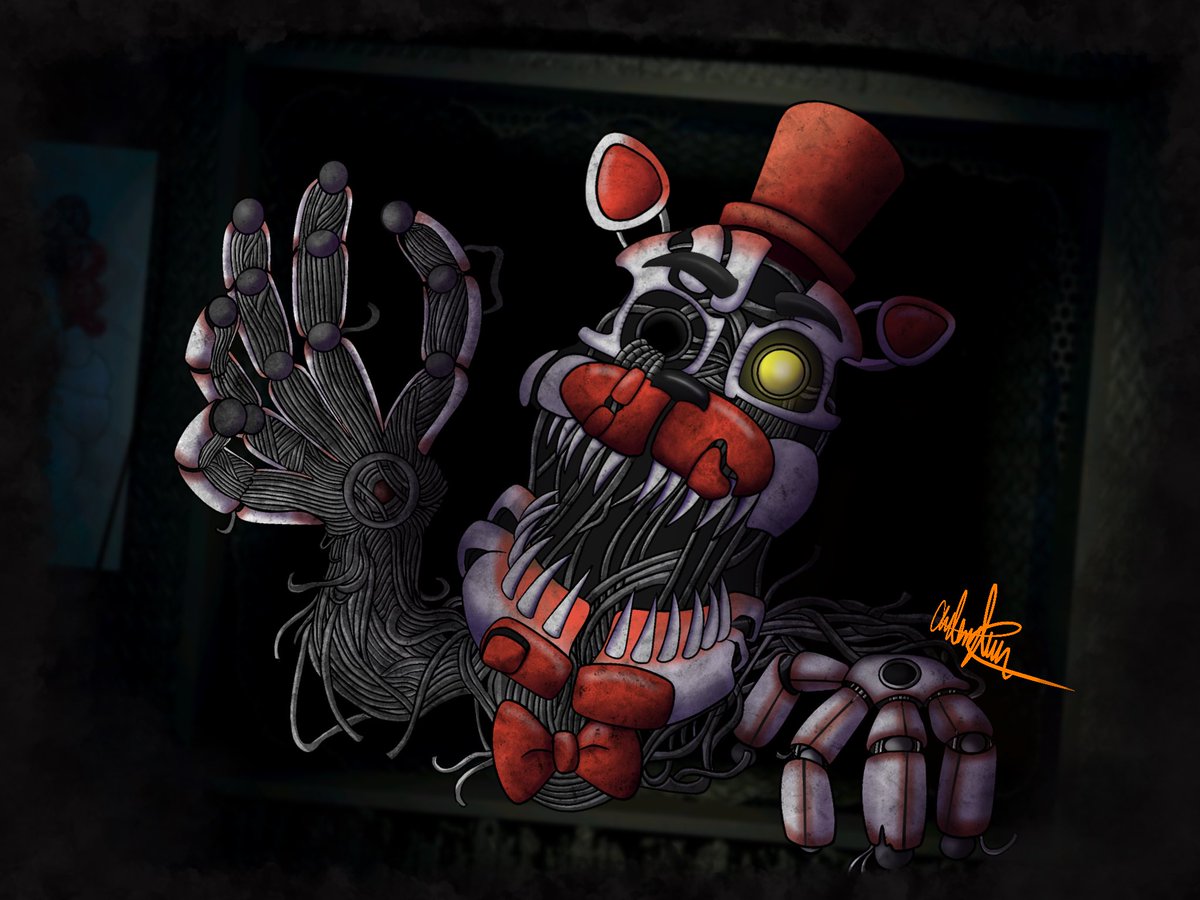 GoodOlBusterB's tweet photo. Molten Freddy drawing! 
.
#moltenfreddy #ennard #funtimefreddy #fnaf #fnafpizzeriasimulator #fnaf6 #freddyfazbear #fnaffanart #horror #fivenightsatfreddys https://t.co/BTq8hqT6KC
