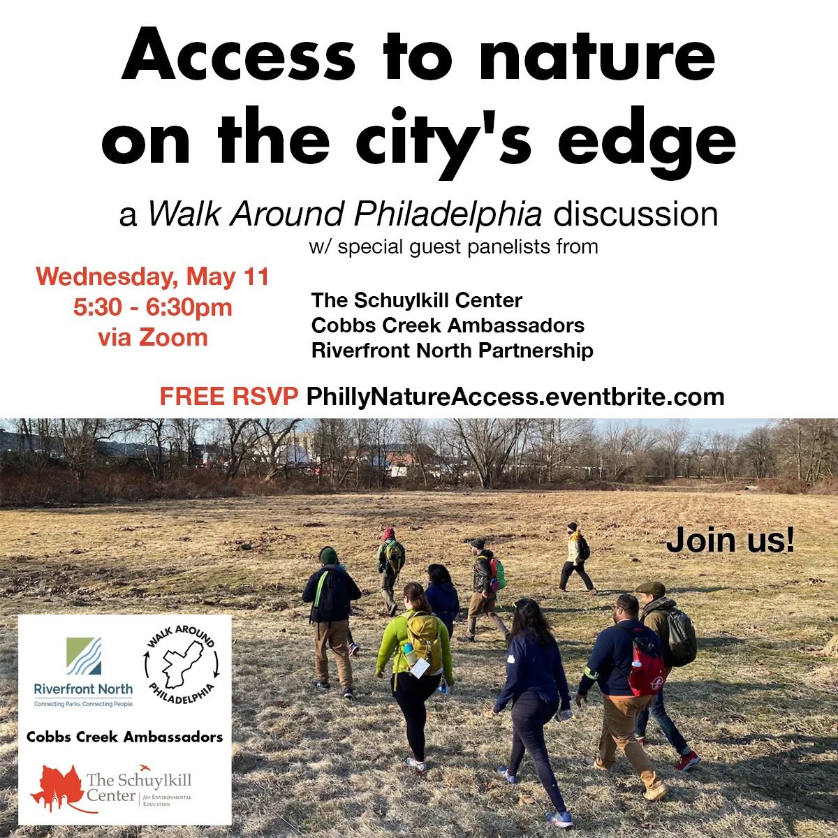 WalkAroundPhila's tweet photo. A week+ of great #philly perimeter walk related events kicks off tonight!
Register at https://t.co/ZASvunnKaH or find out more about all the sweet invites at https://t.co/jsmPKMLr3H https://t.co/WWgr9WU4u9