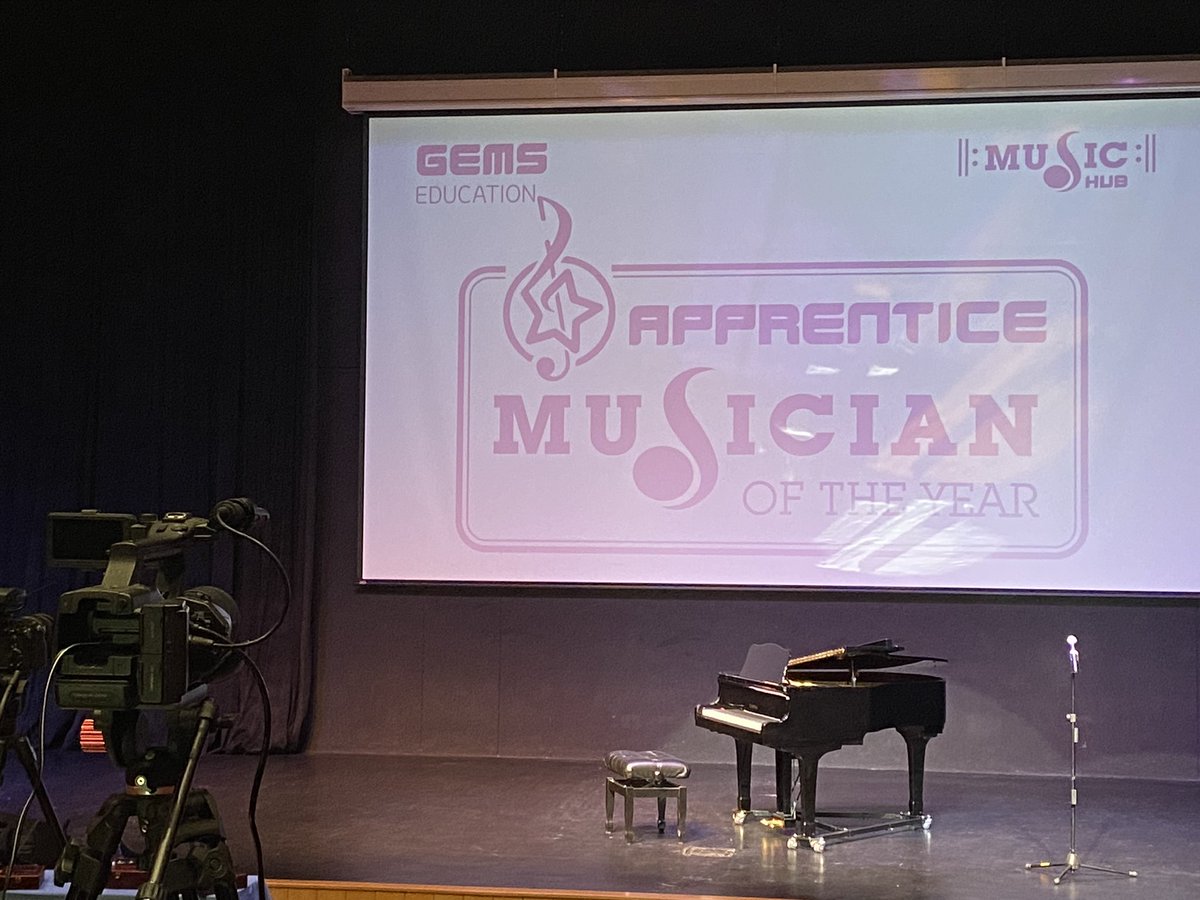 Arts_WEK's tweet photo. Excited to be judging the final of the Apprentice Young Musician of the Year at WIS tonight. Some amazing young talent on display from across GEMS schools. @gems_khail @Arts_WEK @GEMS_ME https://t.co/71Bdg7SPR4