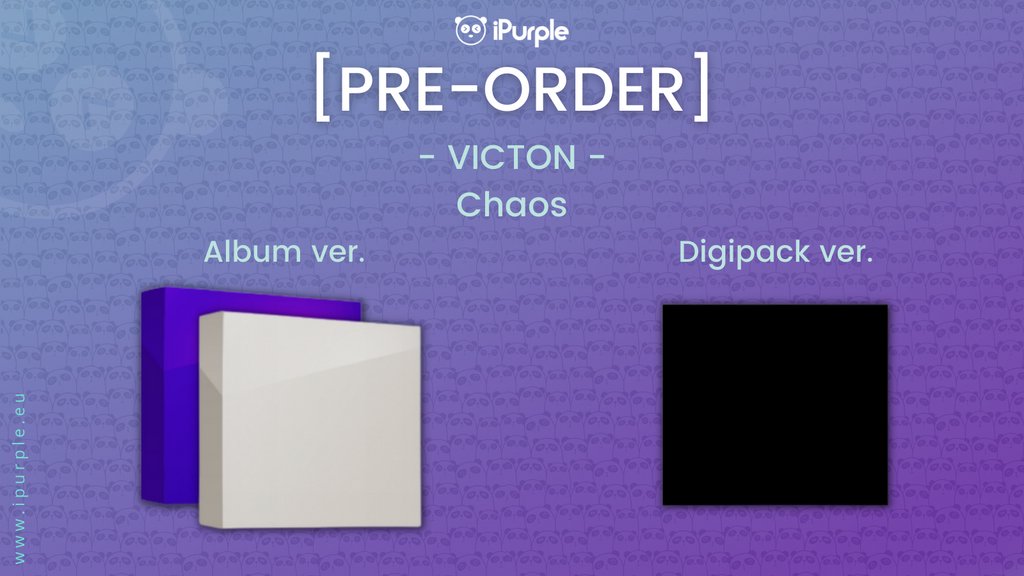 iPurple_EU's tweet photo. [PRE-ORDER]
VICTON - Chaos 🎇

⁠•Album ver.
https://t.co/lqomXIpnGm

⁠•Digipack ver.
https://t.co/6UHLsbtrOz

Which version would you get? 😊
#ipurple #kpop #VICTON #ALICE #VictonChaos https://t.co/XPdoIhgnkE
