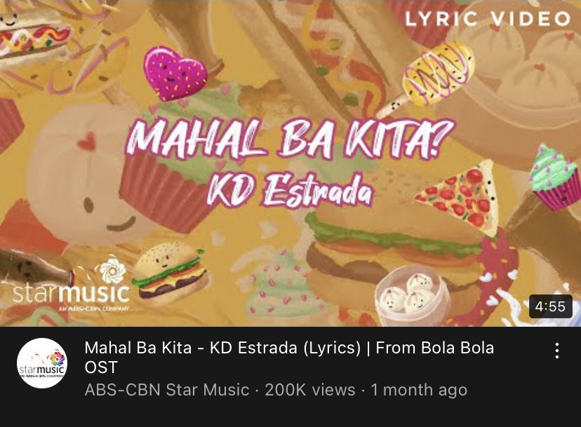 KDBuddiesOFC's tweet photo. Congratulations KD 🥳

"Mahal Ba Kita? " has now surpassed 
200k views on YouTube!

Thank you to all Kaydets &amp; Sweethearts 
Let’s keep on streaming 🎶

🔗: https://t.co/82DFhCSzxn

@kdestrada_ | #KDEstrada https://t.co/O1KWed8Gsv