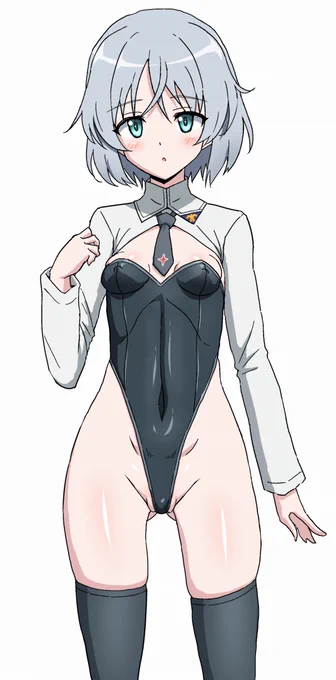 ハイレグサーニャ描きました 