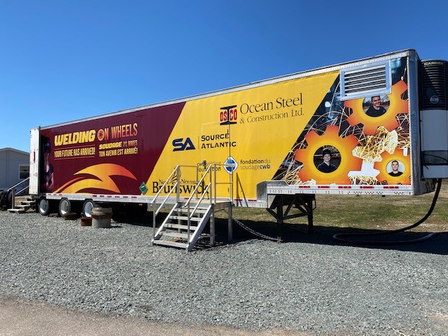 cwb_foundation's tweet photo. The Welding On Wheels trailer made its way to Rothesay High School in New Brunswick.
#weldingonwheels #newweldernation #welding #welder #welders #fabrication #weld #weldernation #metalwork #weldlife #steel #weldinglife #metalworking #welders #tradespeople #construction #trades https://t.co/T9ISw8w5vn