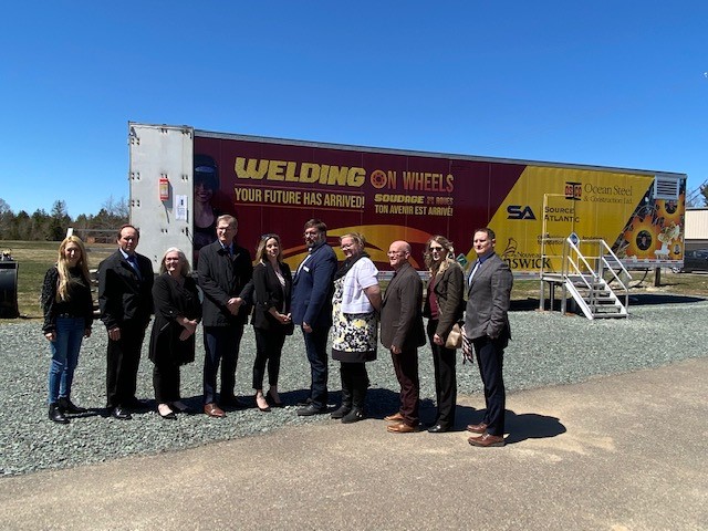 cwb_foundation's tweet photo. The Welding On Wheels trailer made its way to Rothesay High School in New Brunswick.
#weldingonwheels #newweldernation #welding #welder #welders #fabrication #weld #weldernation #metalwork #weldlife #steel #weldinglife #metalworking #welders #tradespeople #construction #trades https://t.co/T9ISw8w5vn