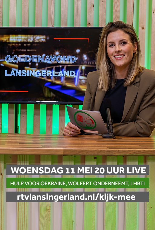Vanavond 20 uur live!