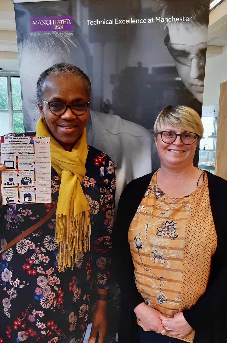 @TEaM_UoM participated in #StaffNetworksDay, offering the opportunity for @OyebanjiAdewumi to find out more about the opportunities we provide for #Technicians to network and support one another.