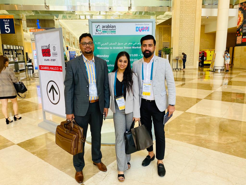 erevmax's tweet photo. Day 3 started with amazing vibes. It was great to connect with partners and meet new clients at @ATMDubai 
Ram Mohan Dubey Joita Ghosh Prithwish Dutta
#RateTiger #hotelchannelmanager #distributinghappiness #hoteltechnology https://t.co/l4NDib0IhA