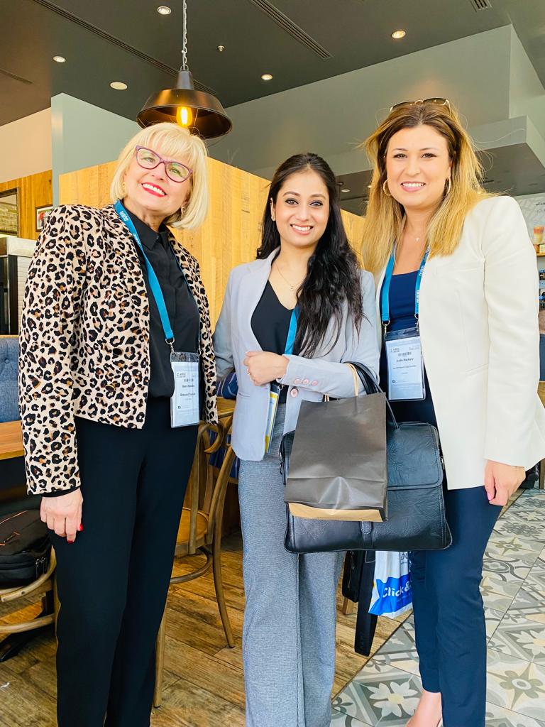 erevmax's tweet photo. Day 3 started with amazing vibes. It was great to connect with partners and meet new clients at @ATMDubai 
Ram Mohan Dubey Joita Ghosh Prithwish Dutta
#RateTiger #hotelchannelmanager #distributinghappiness #hoteltechnology https://t.co/l4NDib0IhA
