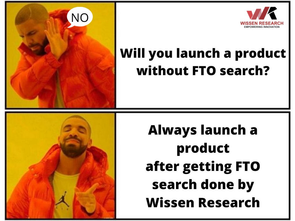 WissenResearch's tweet photo. It's crucial to get your FTO done so that you know there is no infringement on any existing patents.
For more details,
Visit :- https://t.co/zfGOtwEAfn
#ipmeme #meme #patent #infringement #ftosearch #fto #ipservice #ip #ipsupport https://t.co/bFydaaBNoB